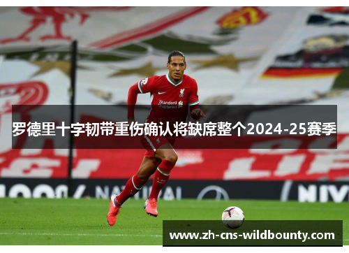 罗德里十字韧带重伤确认将缺席整个2024-25赛季